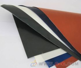 红色防火玻璃纤维硅胶布 工业防护领域的高性能材料